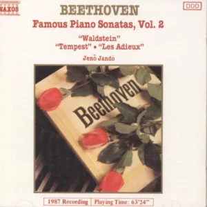 Beethoven - Piano Sonatas, Vol. 2 Jeno Jando 1988 CD Top-quality