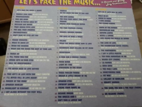 Lets Face The Music... Various Artists 2005 CD Top-quality Free UK shipping