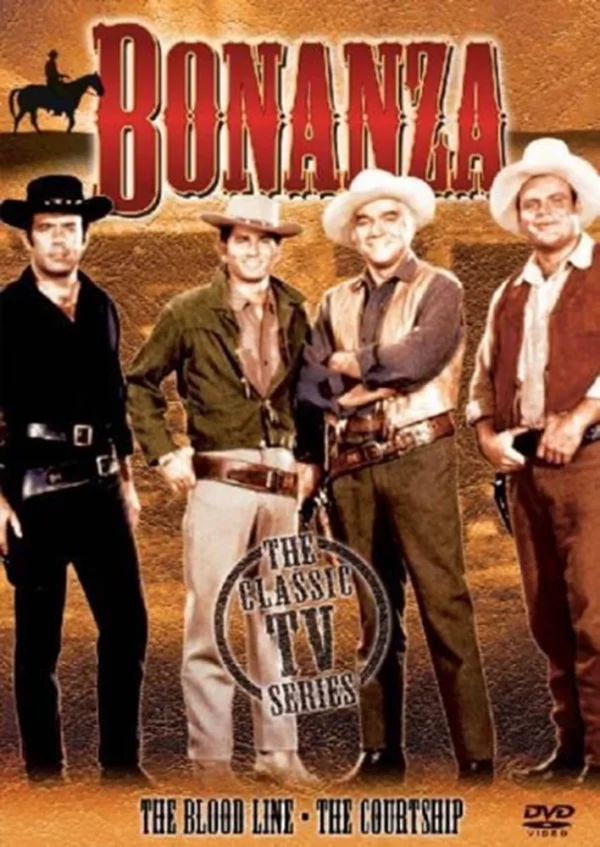 Bonanza - Blood Line / The Courtship Lorne Greene 1986 DVD Top-quality