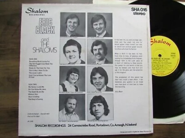 ERIC BLACK & THE SHALOMS ERIC BLACK & THE SHALOMS Records Top-quality