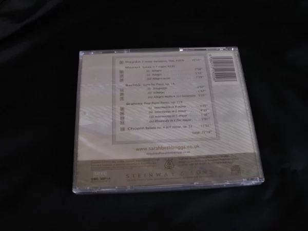 Sarah Beth Briggs Plays.......Haydn, Mozart, Bartok, Brahms and Chopin 2005 CD