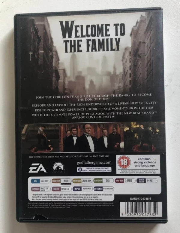 Godfather: The Game Windows XP 2006 Top-quality Free UK shipping