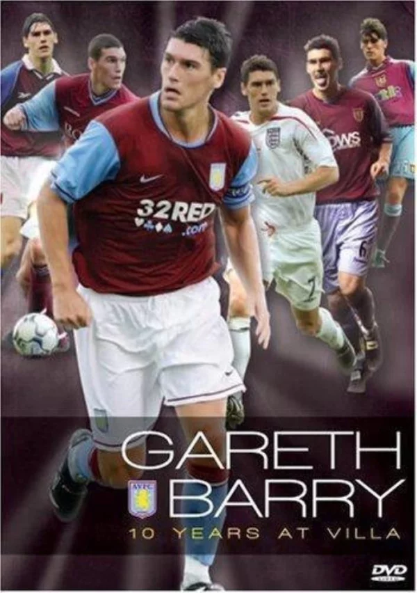 Gareth Barry - 10 Years at Villa 2008 New DVD Top-quality Free UK shipping