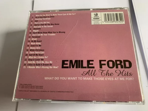 All the Hits-What Do You Want Emile Ford & the Checkmates 1998 CD Top-quality