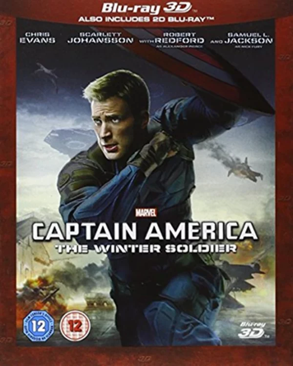 Captain America: The Winter Soldier Chris Evans 2014 Blu-ray Top-quality