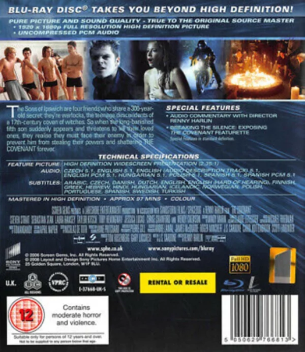 The Covenant Steven Strait New Blu-ray Top-quality Free UK shipping