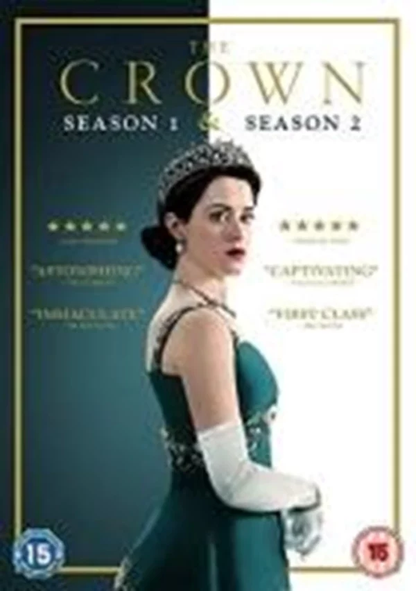 The Crown - Season 1 & 2 Claire Foy 2018 New DVD Top-quality Free UK shipping