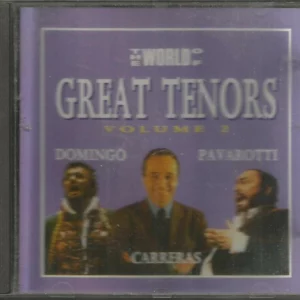 THE WORLD OF GREAT TENORS ~ VOL 2 Various 1992 CD Top-quality Free UK shipping