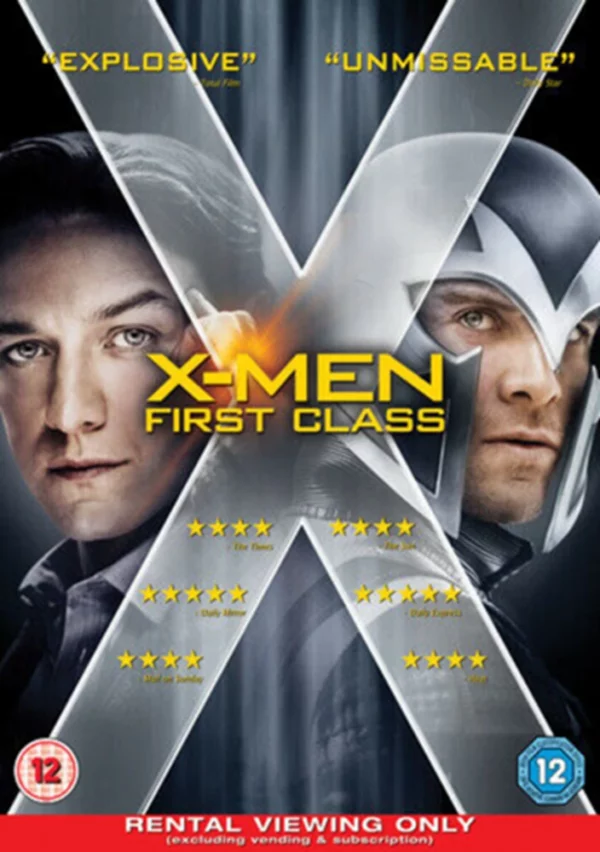 X-MEN: FIRST CLASS Rose Byrne 2011 DVD Top-quality Free UK shipping