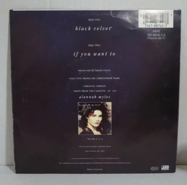 Alanah Myles - Black Velvet Alanah Myles 1990 Records Top-quality