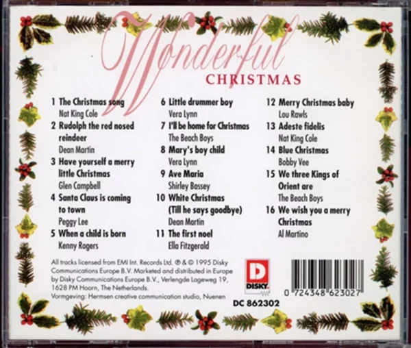 Wonderful Christmas Various Artists 1995 CD Top-quality Free UK shipping