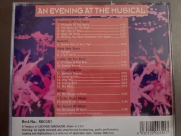 An Evening At The Musical various CD Top-quality Free UK shipping