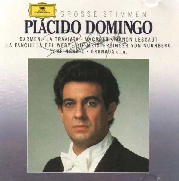 Plácido Domingo Grosse Stimmen Placido Domingo 1972 CD Top-quality