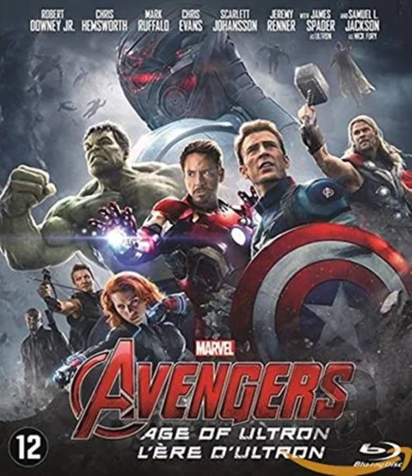 Avengers: Age Of Ultron 2015 Blu-ray Top-quality Free UK shipping