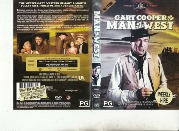 Man Of The West Gary Cooper, Julie London, Lee J. Cobb, Arthur 2005 DVD