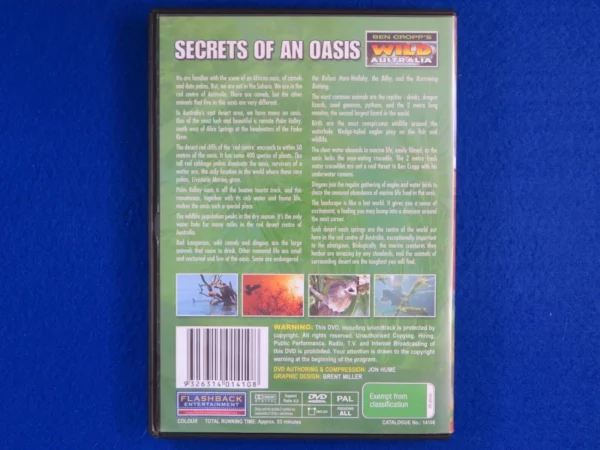 Ben Cropp's Wild Australia: Secrets Of An Oasis New DVD Top-quality