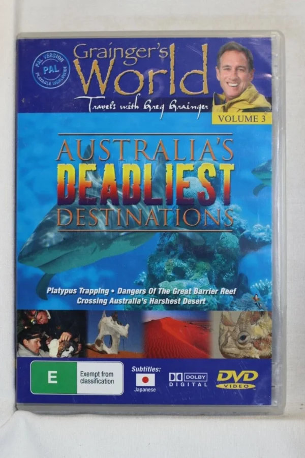 Graingers World Australia's Deadliest Destinations DVD Top-quality