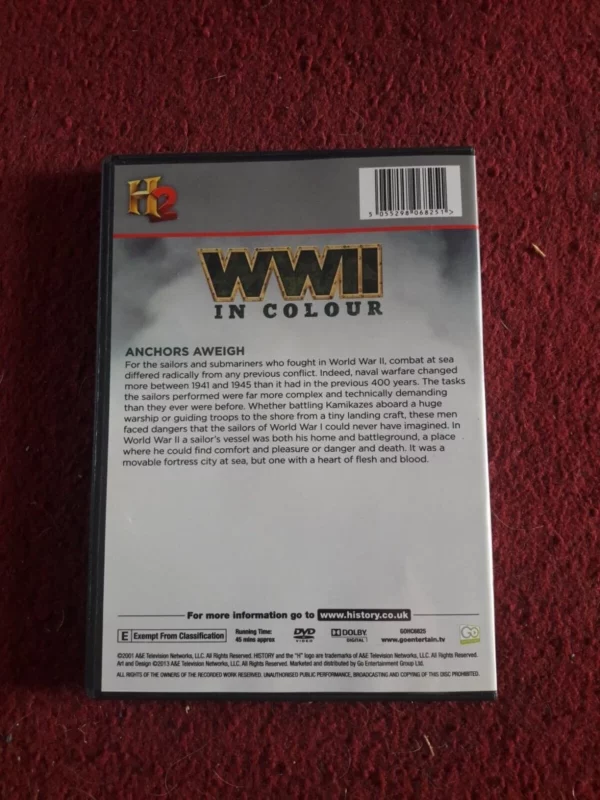 World War 2 In Colour: Anchors Aweigh 2013 DVD Top-quality Free UK shipping