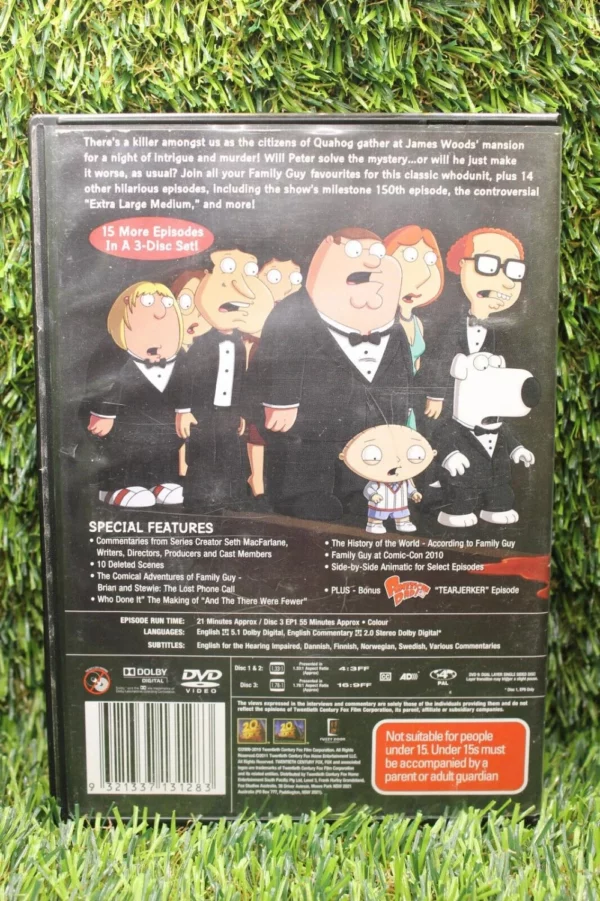 Family Guy Season Ten 2011 DVD Top-quality Free UK shipping