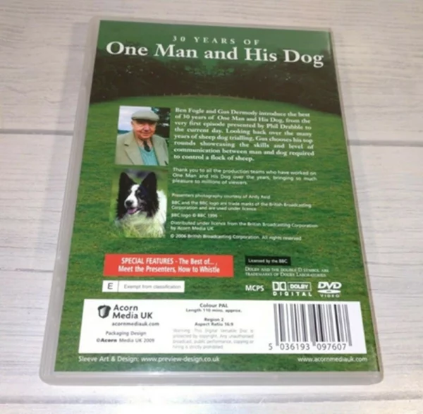 30 Years Of One Man And His Dog Ben Fogle 2009 DVD Top-quality Free UK shipping