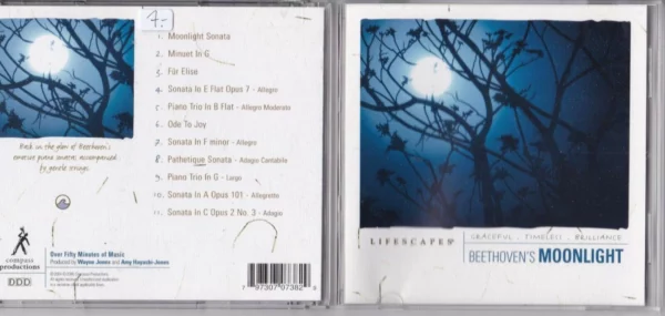 Beethoven's Moonlight Beethoven 2015 CD Top-quality Free UK shipping