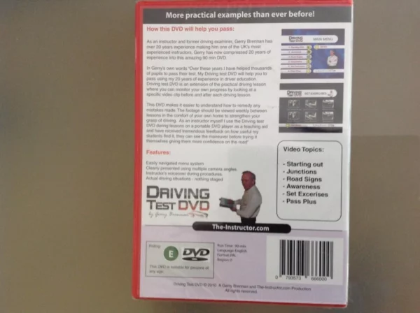 Driving test 2010 DVD Top-quality Free UK shipping