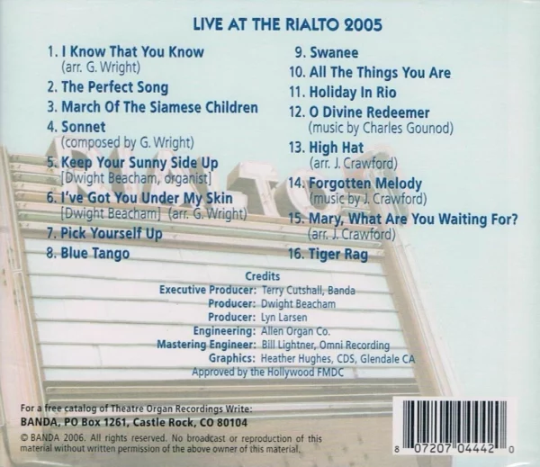 Live at the Rialto 2005 Lyn Larsen 2006 CD Top-quality Free UK shipping