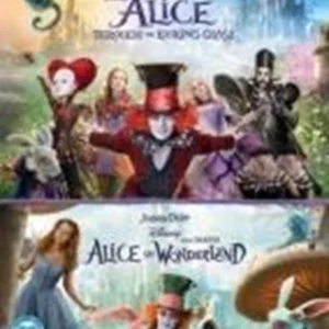 Alice Through The Looking Glass/Alice In Wonderland Johnny Depp 2016 DVD