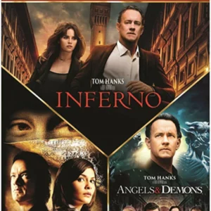 Inferno / Angels and Demons / The Da Vinci Code Tom Hanks 2017 DVD Top-quality