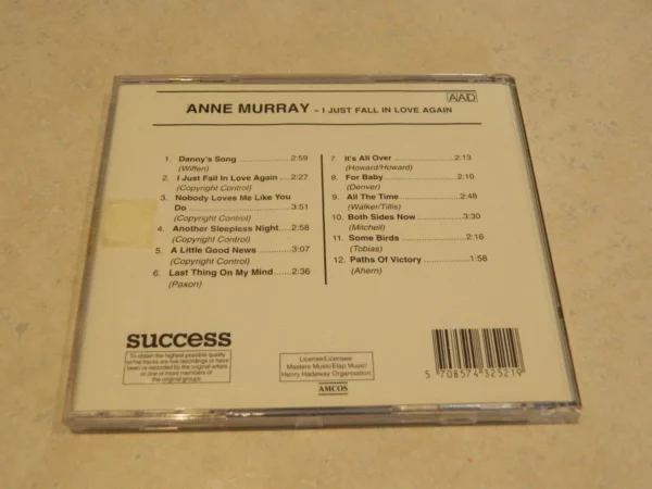 I Just Fall In Love Again Anne Murray CD Top-quality Free UK shipping