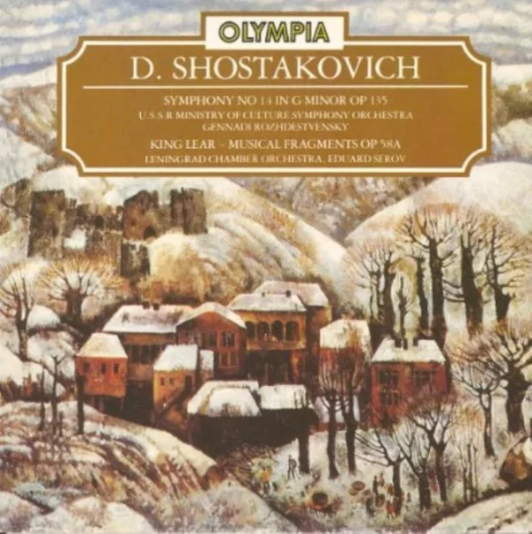 Shostakovich - Symphony 14 various 1984 CD Top-quality Free UK shipping