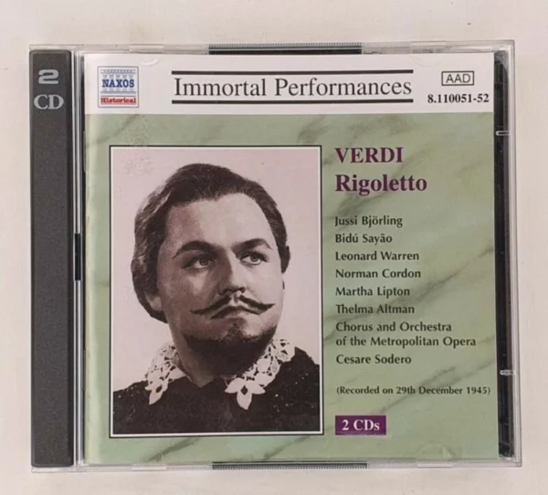 Verdi: Rigoletto various 2000 CD Top-quality Free UK shipping