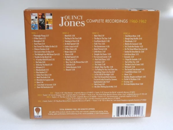 Complete Recordings: 1960-62 Quincy Jones 2013 CD Top-quality Free UK shipping