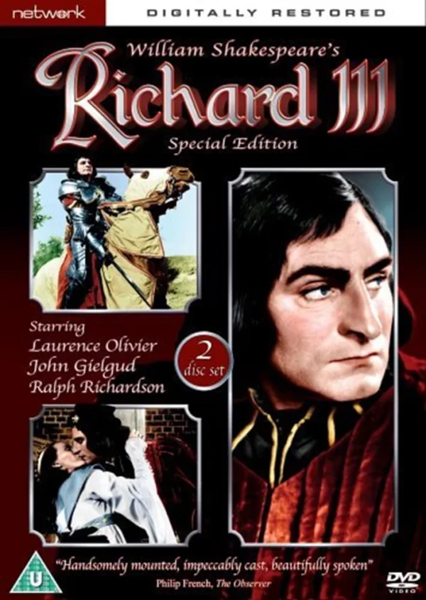 Richard III Laurence Olivier Special Edition 2006 DVD Top-quality