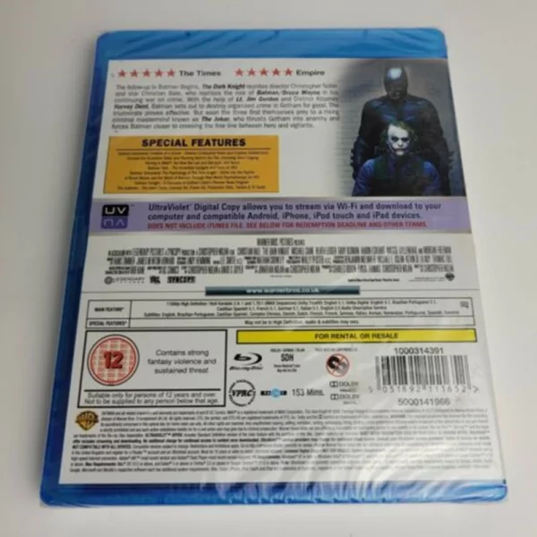 The Dark Knight Christian Bale Blu-ray Top-quality Free UK shipping