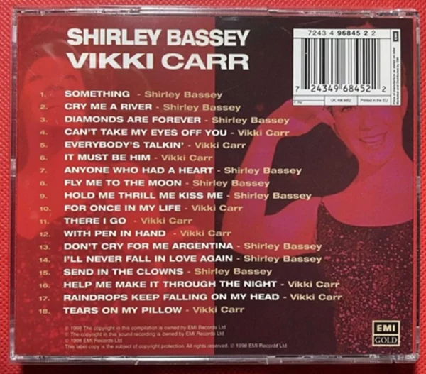 Bassey/Carr Back to Back various 1998 CD Top-quality Free UK shipping