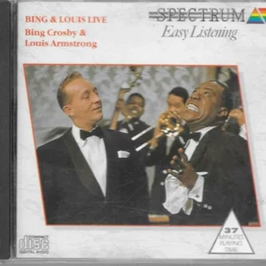 Bing & Louis Live Bing Crosby & Louis Armstrong 1988 CD Top-quality