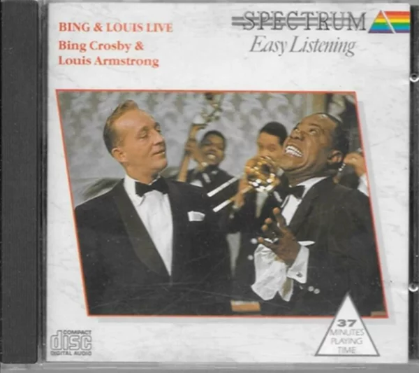 Bing & Louis Live Bing Crosby & Louis Armstrong 1988 CD Top-quality