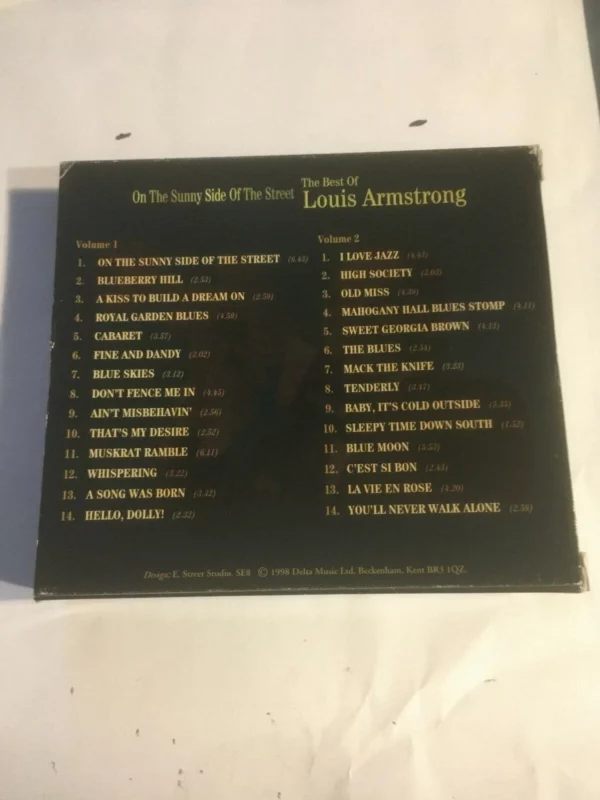 On The Sunny Side Of The Street Louis Armstrong 1998 CD Top-quality