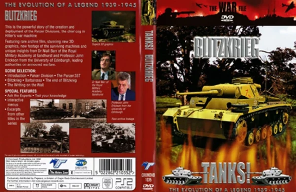 Tanks! - Blitzkrieg John Erickson 1998 DVD Top-quality Free UK shipping