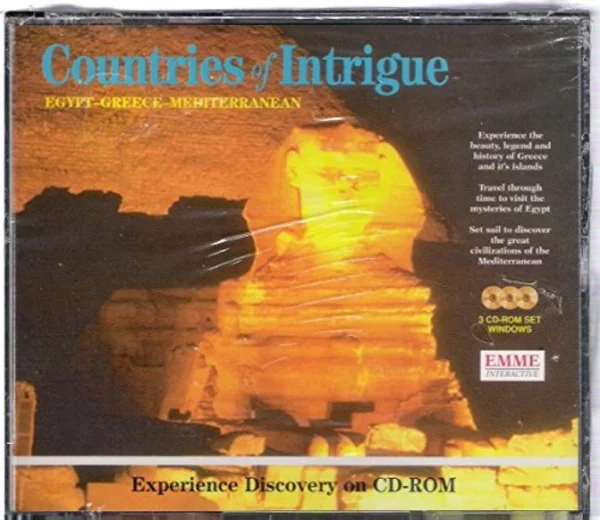 Countries Of Intrigue - Egypt, Greece, Mediterranean various 1996 CD Top-quality