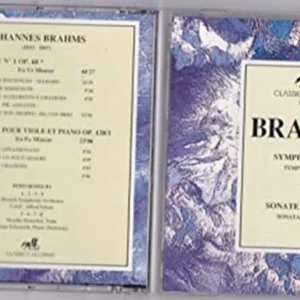 Brahms Symphonie No. 1 Various 1992 CD Top-quality Free UK shipping