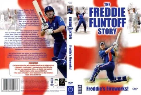 The Freddie Flintoff Story 2005 New DVD Top-quality Free UK shipping