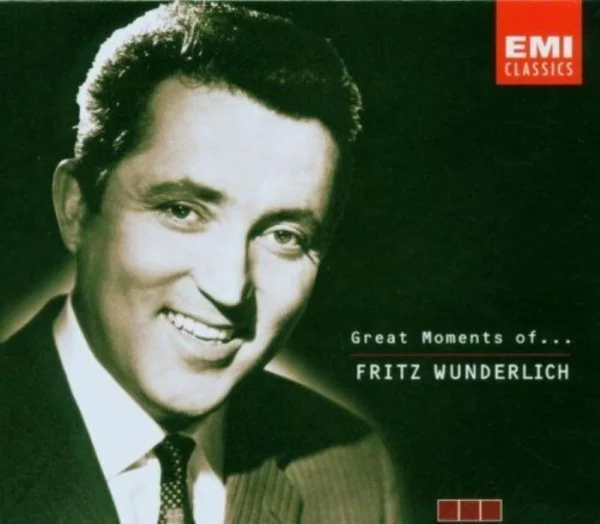 Great Moments Of Fritz Wunderlich Otto Steinkopf 2001 CD Top-quality