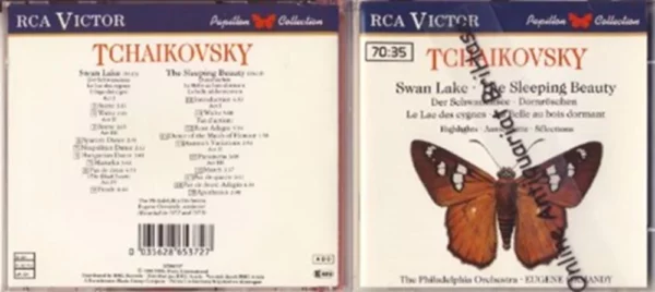 TCHAIKOVSKY: Swan Lake - The Sleeping Beauty various 1988 CD Top-quality