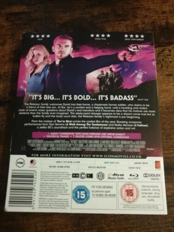 The Guest Dan Stevens 2014 Blu-ray Top-quality Free UK shipping