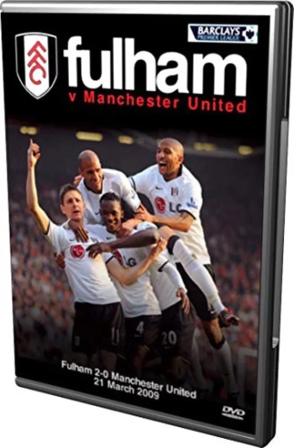 Fulham 2 0 Manchester United 2009 DVD Top-quality Free UK shipping