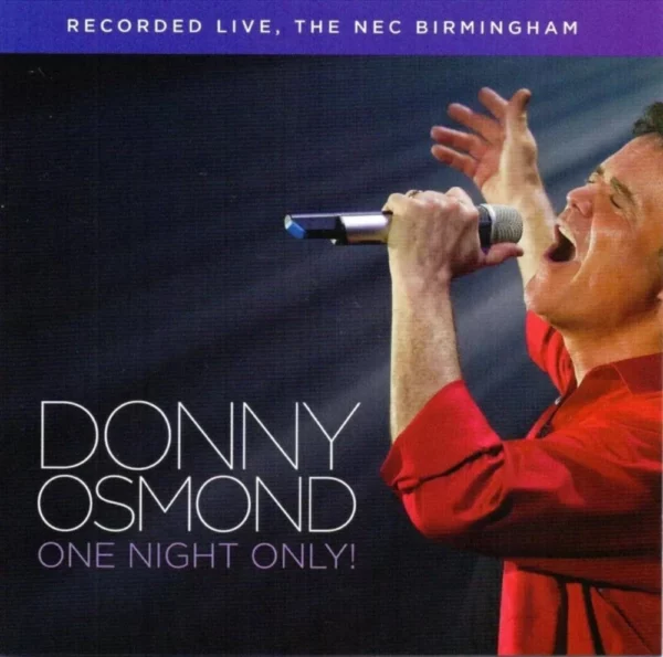 One Night Only Donny Osmond New CD Top-quality Free UK shipping