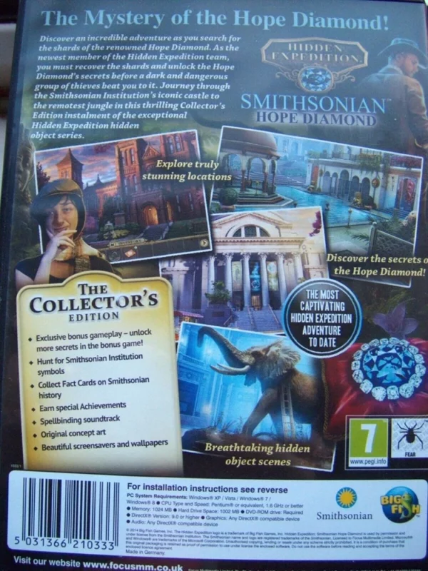 Hidden Expedition: Smithsonian Hope Diamond Windows 7 2014 Top-quality