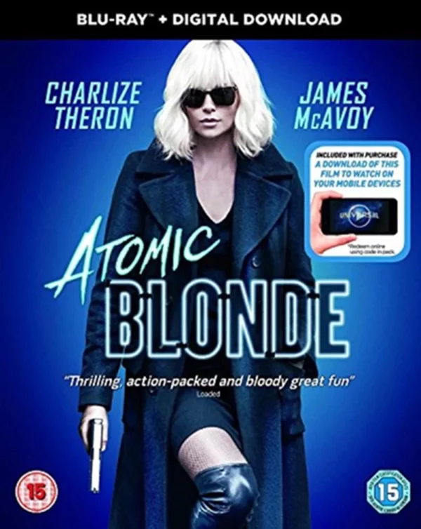 Atomic Blonde Charlize Theron 2017 Blu-ray Top-quality Free UK shipping